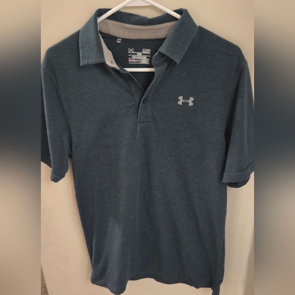 Under Armour Men's Navy Polo Shirt